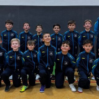 U10/1 mit neuen Trainingsanzügen