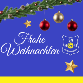 Frohe Weihnachten vom SV Frömmersbach!