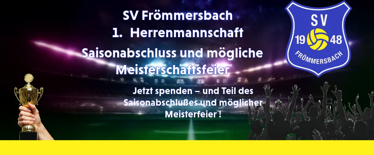 Spendenaufruf 1. Herren Mannschaft