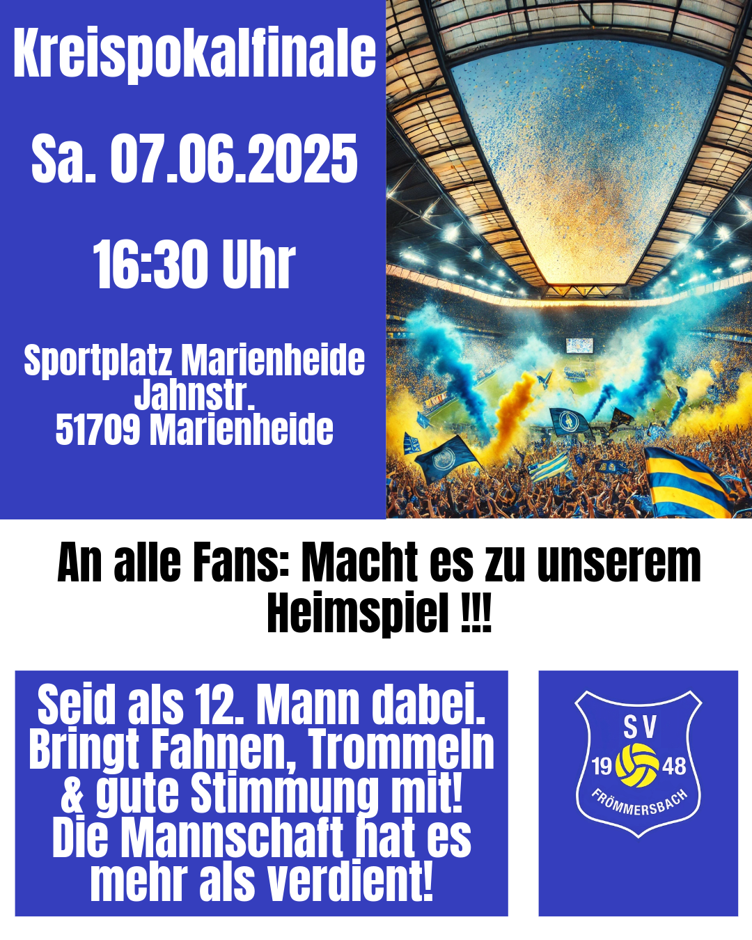 Pokal B Jugend Termin