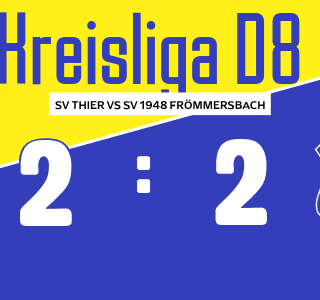 Kampf, Chancen – aber nur ein Punkt: 2:2 in Thier