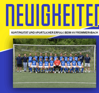 Kontinuität und sportlicher Erfolg beim SV Frömmersbach