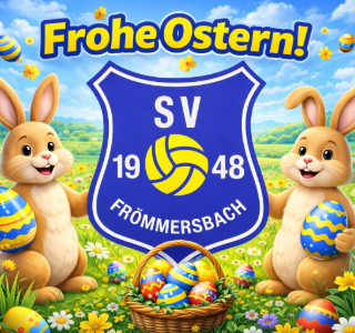 🐣💙💛 Frohe Ostern vom SV 1948 Frömmersbach! 💛💙🐣