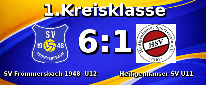SV Frömmersbach 1948 e.V.  U12 - Heiligenhauser SV U11 6:1