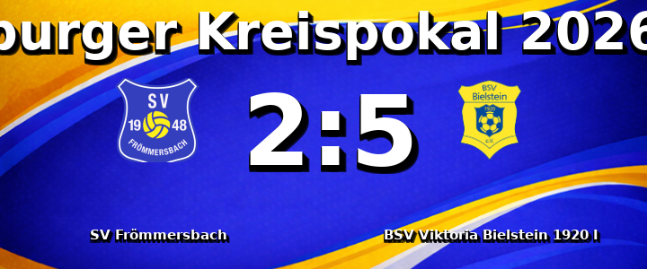 SV Frömmersbach - BSV Viktoria Bielstein 1920 e.V. I 2:5