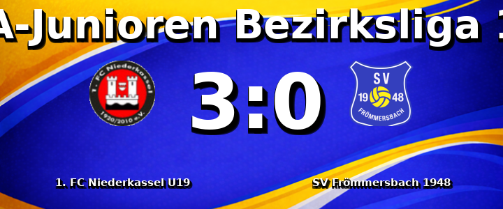 1. FC Niederkassel U19 - SV Frömmersbach 1948 e.V. 3:0