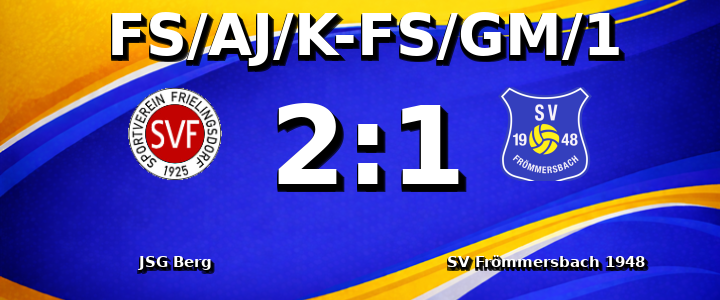 JSG Berg - SV Frömmersbach 1948 e.V. 2:1